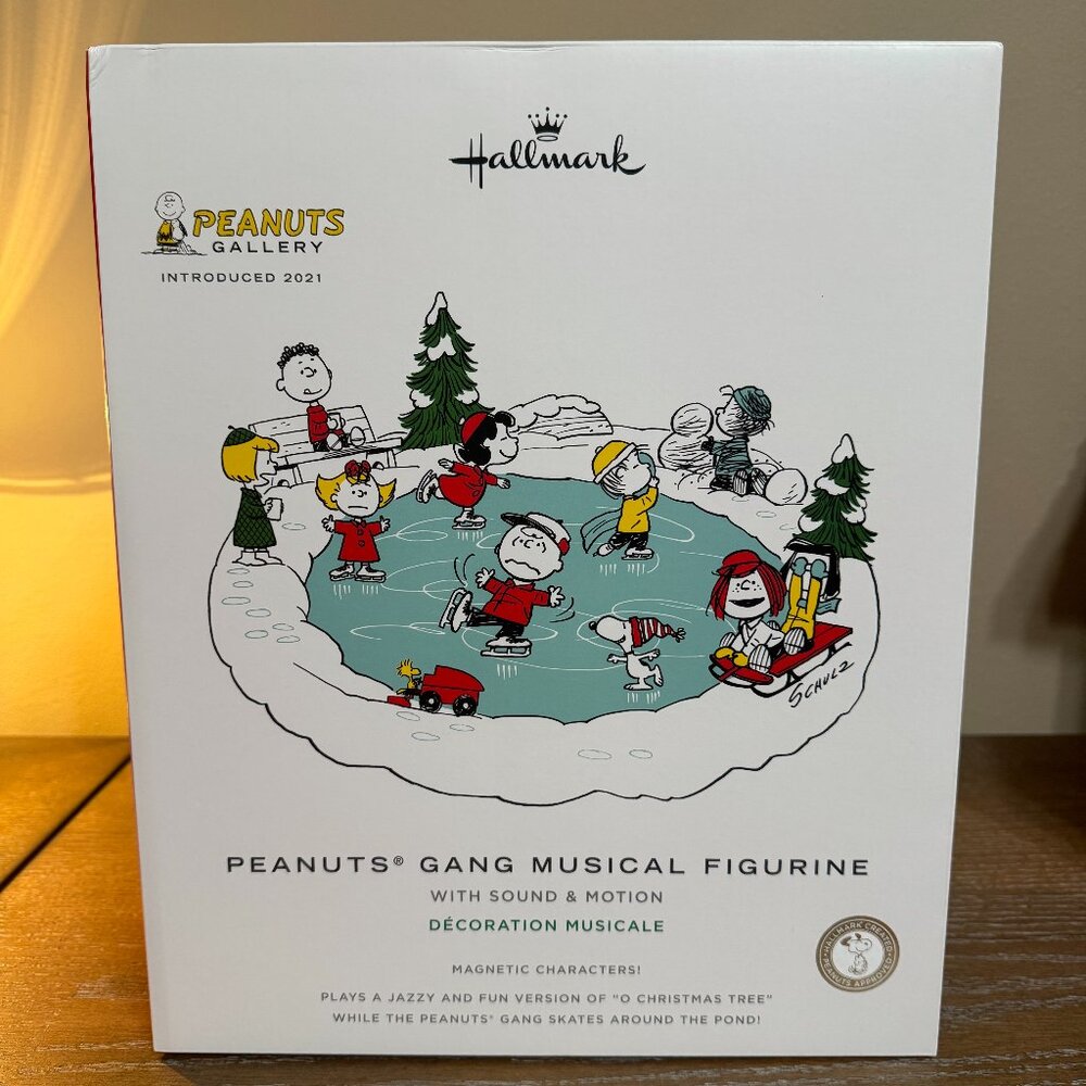 2021 Hallmark Peanuts Gang Musical Figurine With Sound & Motion New RARE